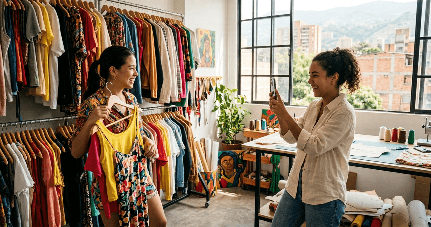 Cómo vender ropa por internet desde Medellín en 2026