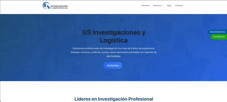 GS Investigaciones: un sitio que sigue creciendo solo, sin mantenimiento
