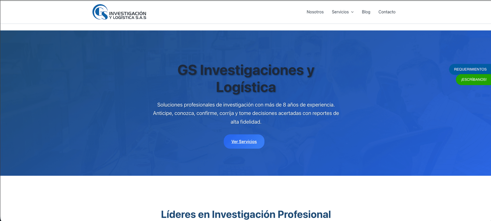 GS Investigaciones: un sitio que sigue creciendo solo, sin mantenimiento
